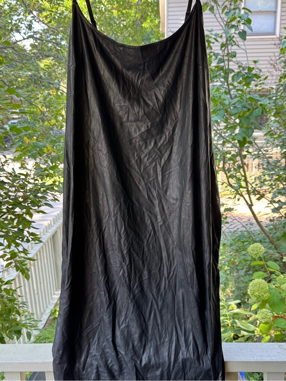 wild fable Black faux leather Dress